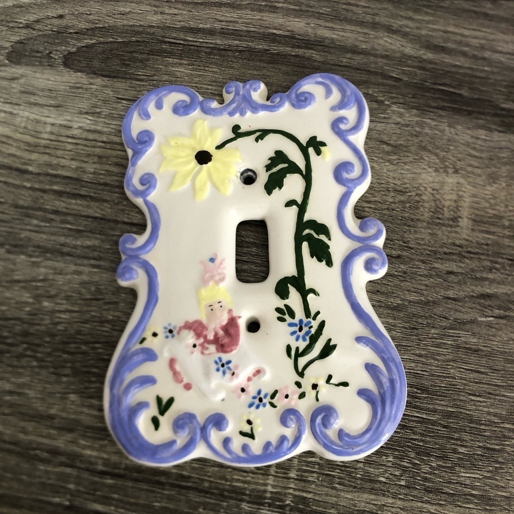 Vtg Holland Mold Light Switch Cover